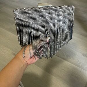 Rhinestone clutch, classy and perfect for night time.
